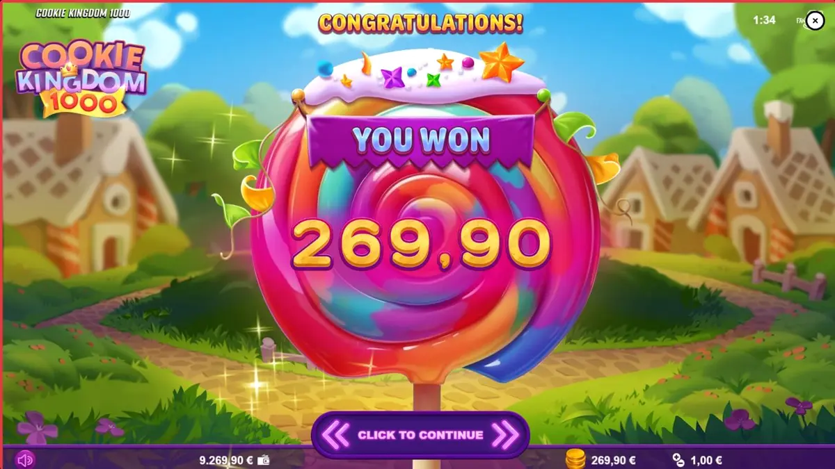 Beruang koki di dunia permen Cookie Kingdom 1000