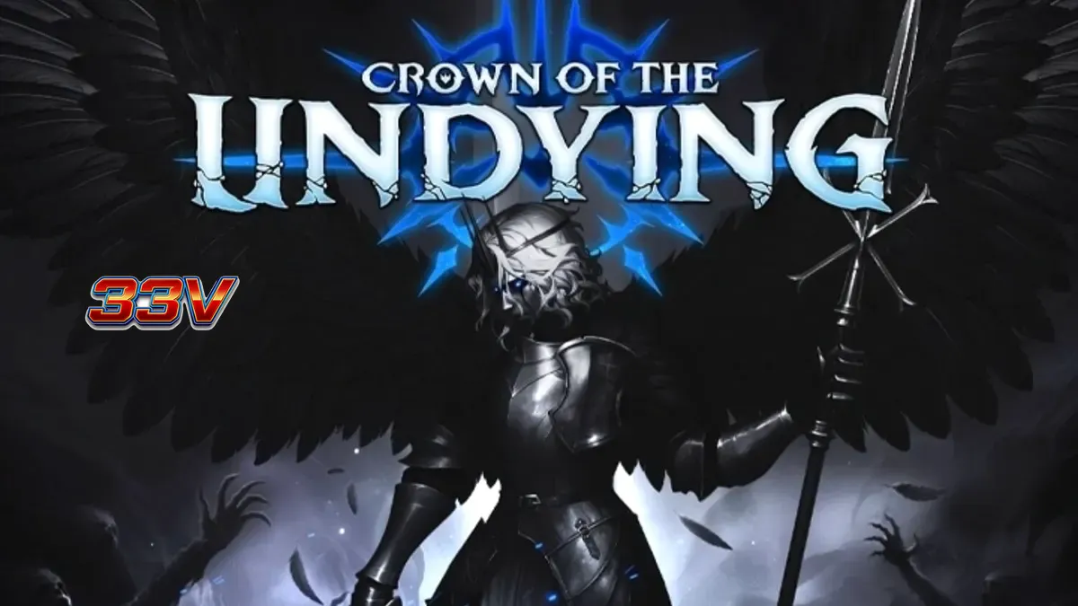 Tampilan visual slot Crown of the Undying dengan nuansa gelap dan gotik